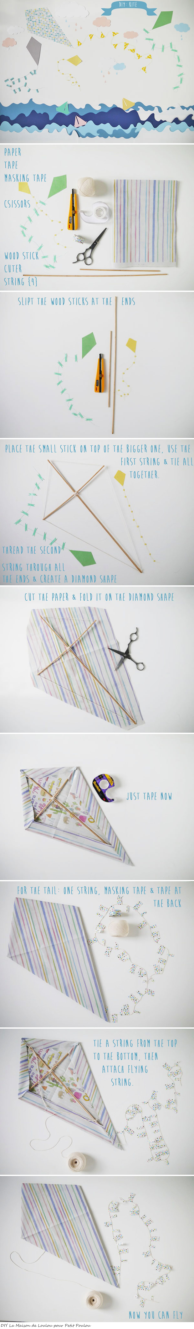 DIY La Maison de Loulou pour Petit Poulou :: Le cerf-volant