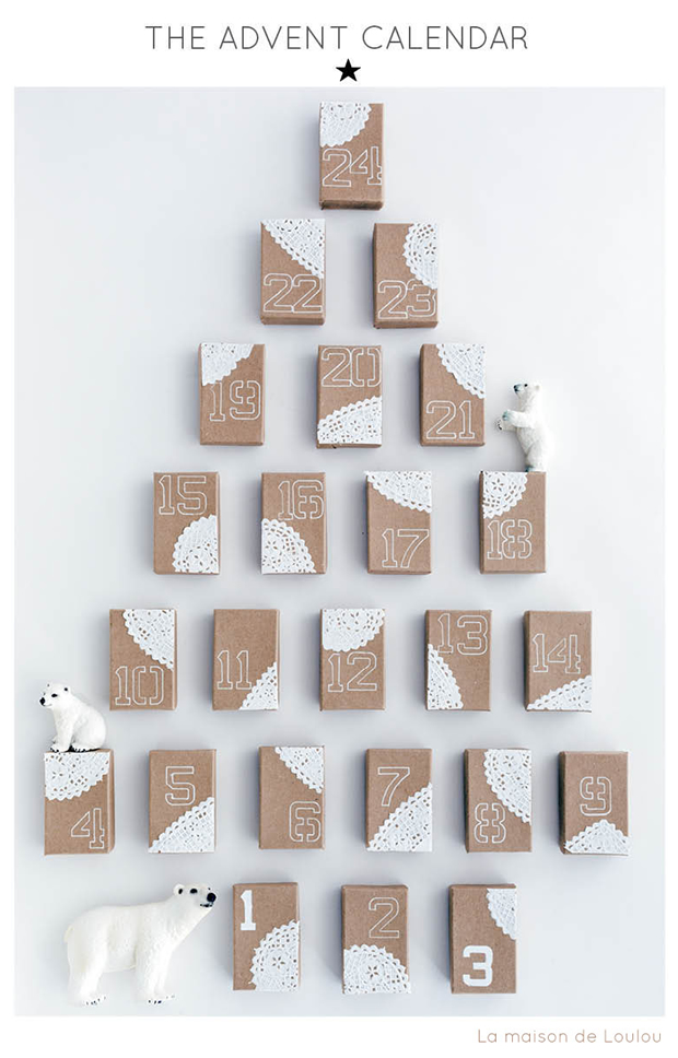 Holiday craft by La maison de Loulou :: Advent calendar